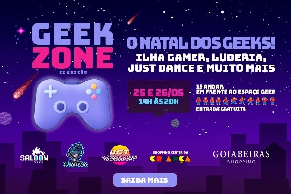 Segunda edição do GeekZone celebra o orgulho nerd no Goiabeiras Shopping