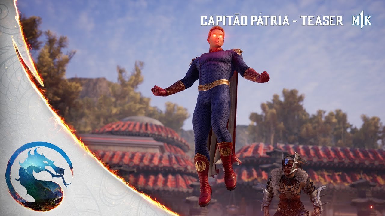 FINALMENTE! Teaser Capitão pátria no mortal kombat 1