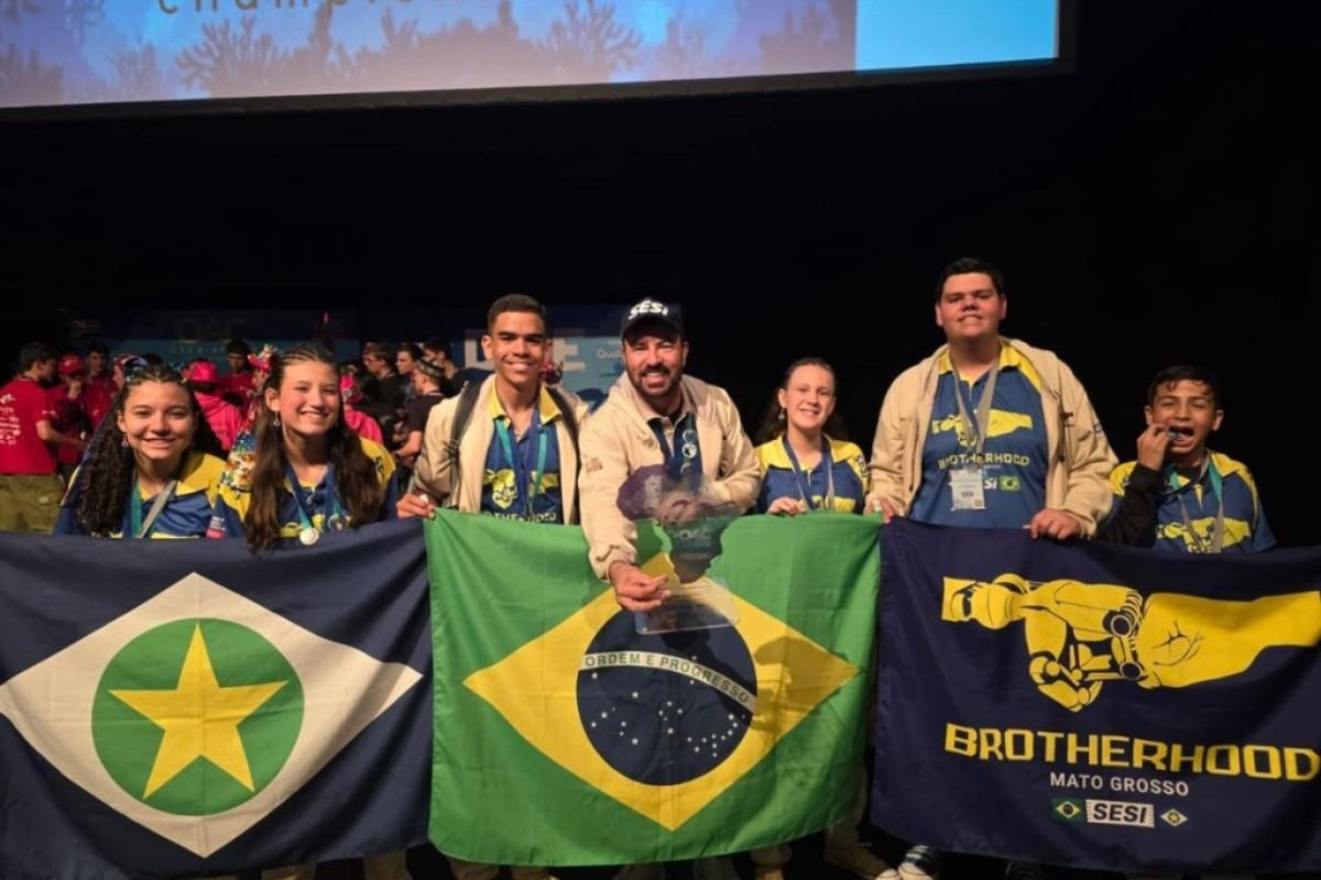 Estudantes de Cuiabá são vice-campeões mundiais em robótica educacional