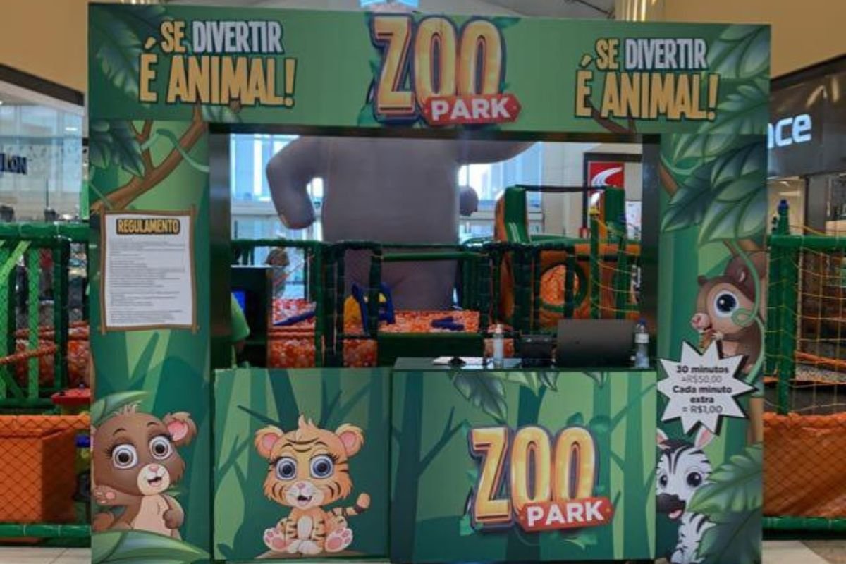 Zoo Park com brinquedos infláveis estreia no Goiabeiras neste sábado