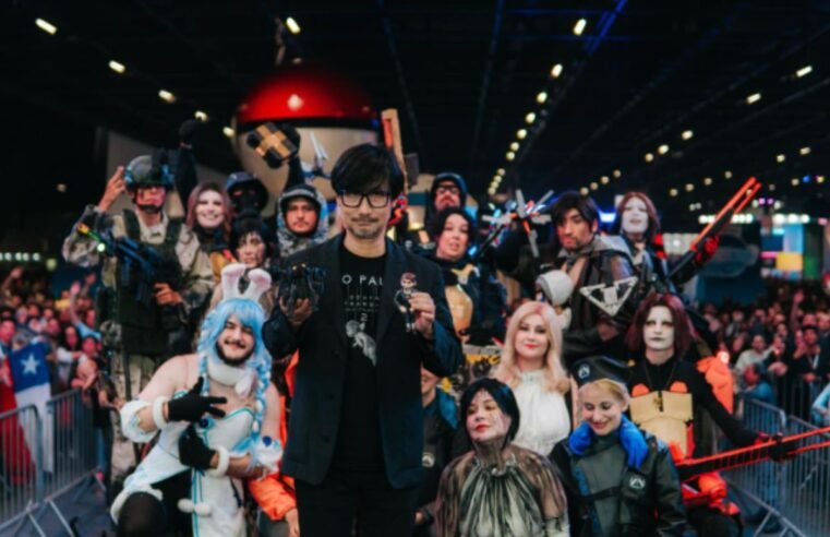 Cosplayer mato-grossensse encontra Hideo Kojima na Brasil Game Show