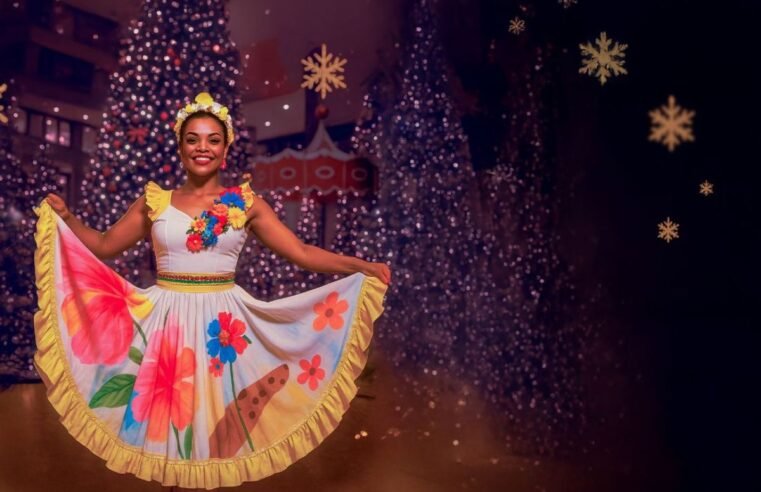Flor Ribeirinha traz magia natalina ao Goiabeiras Shopping neste sábado (15)