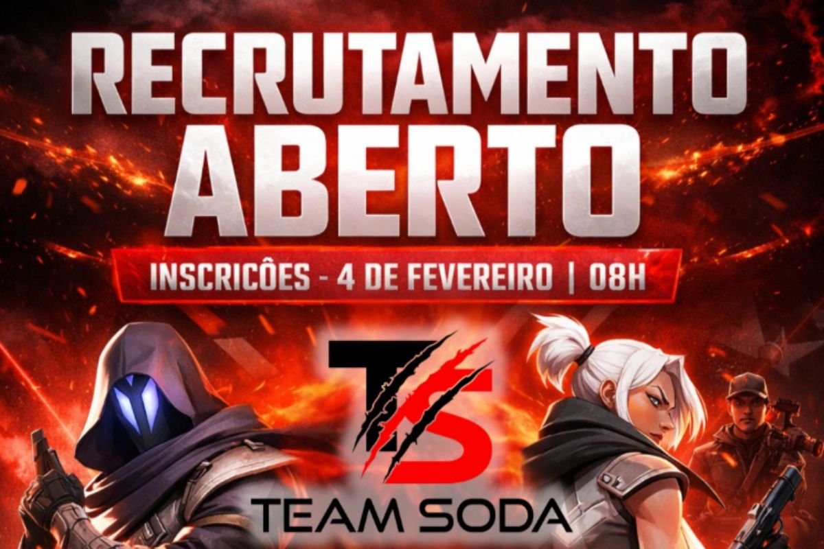 Team SODA abre recrutamento para novos talentos no VALORANT 2026