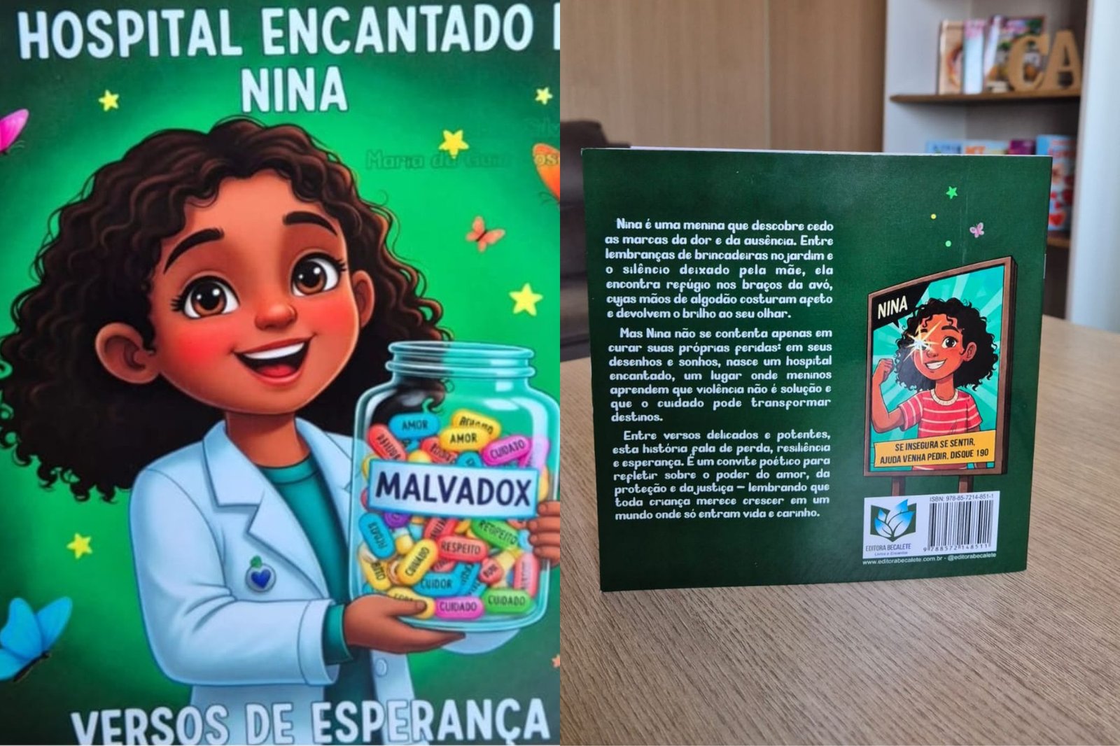 Livro infantil transforma violência em esperança e incentiva diálogo sobre proteção às crianças