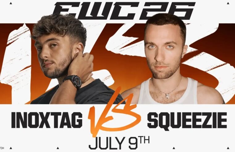 Inoxtag e Squeezie disputam showmatch de VALORANT na Esports World Cup 2026