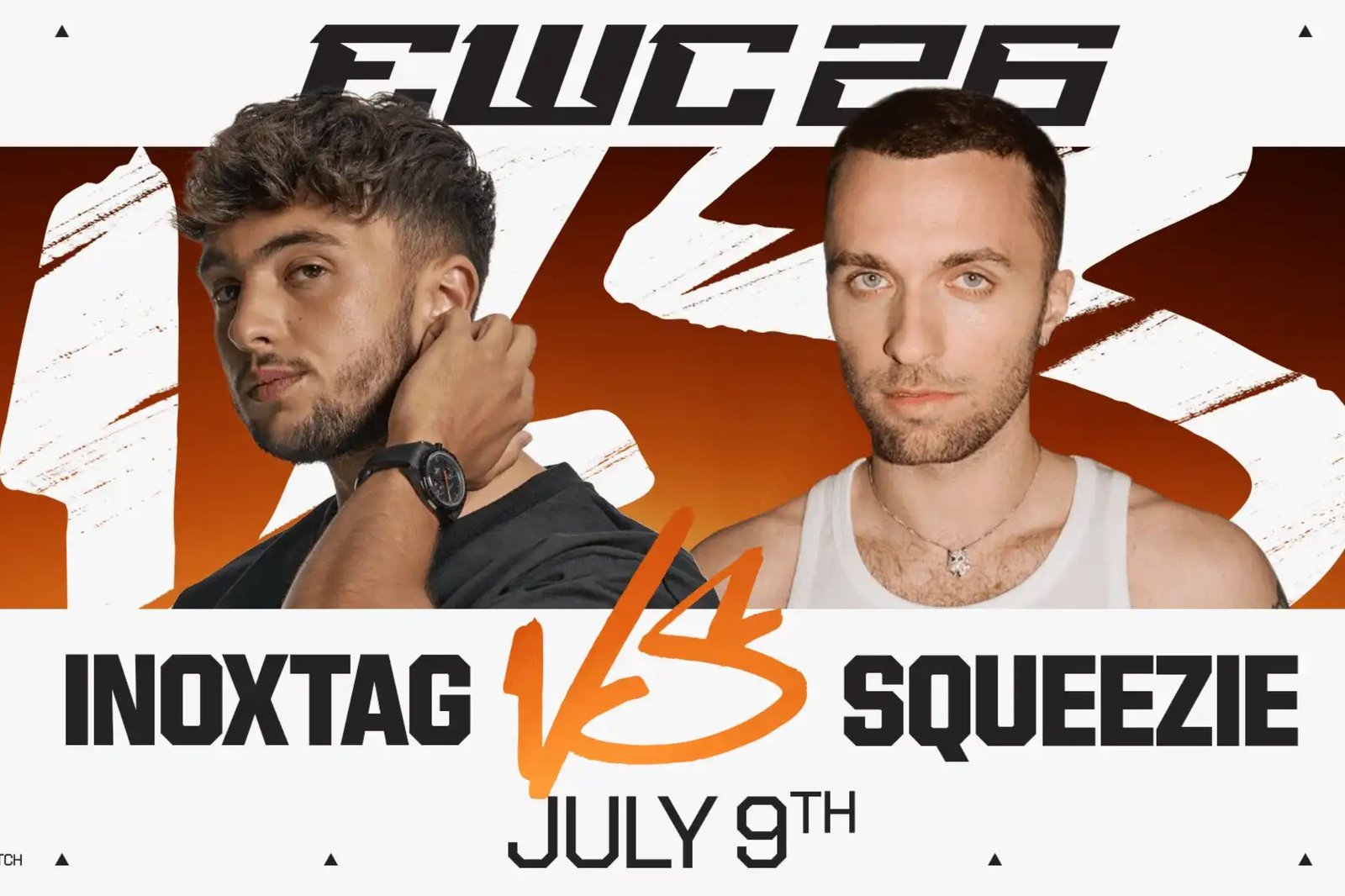 Inoxtag e Squeezie disputam showmatch de VALORANT na Esports World Cup 2026