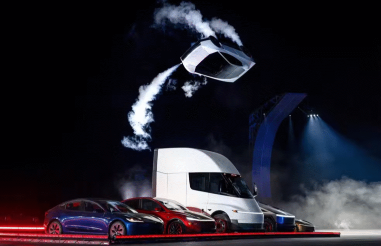 Tesla Roadster vira alvo de memes sobre fugas da polícia e carros voadores