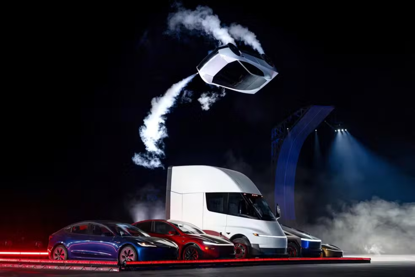 Tesla Roadster vira alvo de memes sobre fugas da polícia e carros voadores