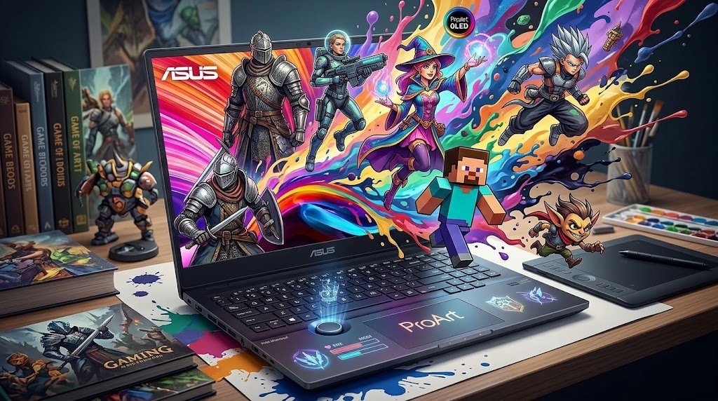 ASUS ProArt P16: potência da NVIDIA para turbinar a criatividade